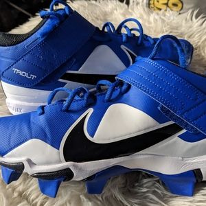 Men's Nike Fast Flex Blue Baseball Cleats Size 7.5